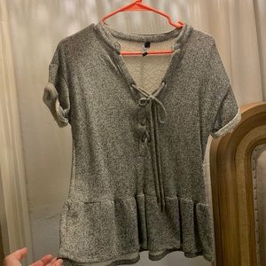 Super cute jersey fabric revolve shirt